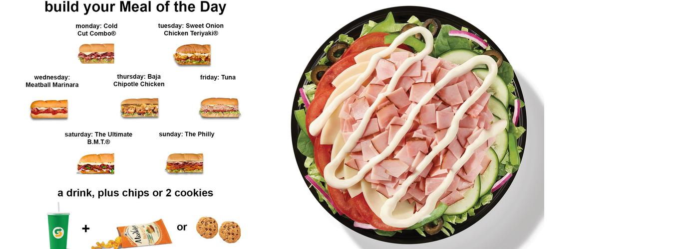 Subway Menu