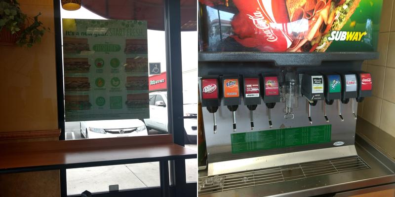 Subway Menu