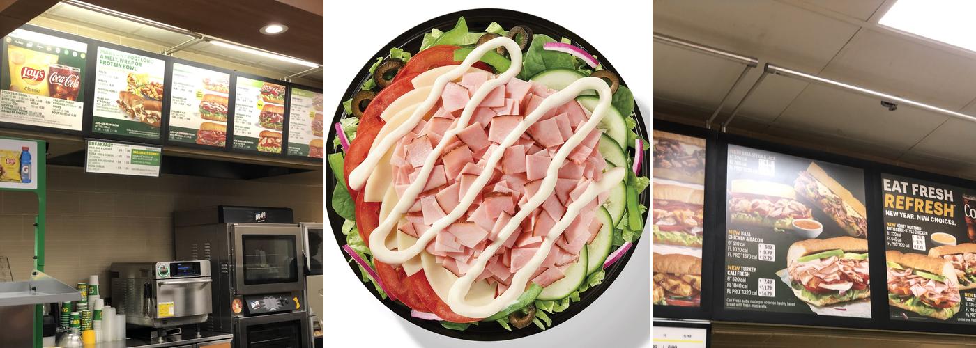 Subway Menu