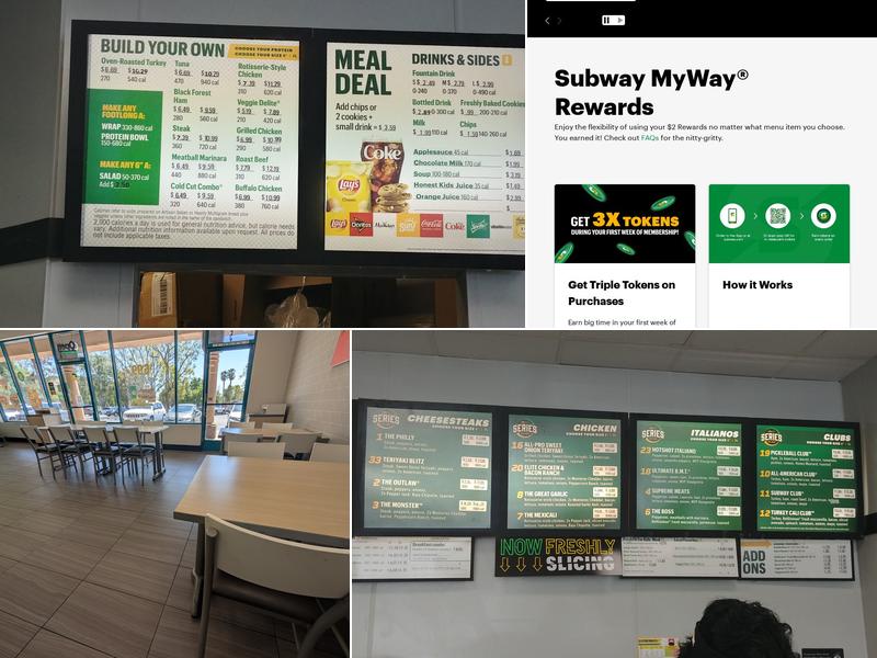 Subway Menu
