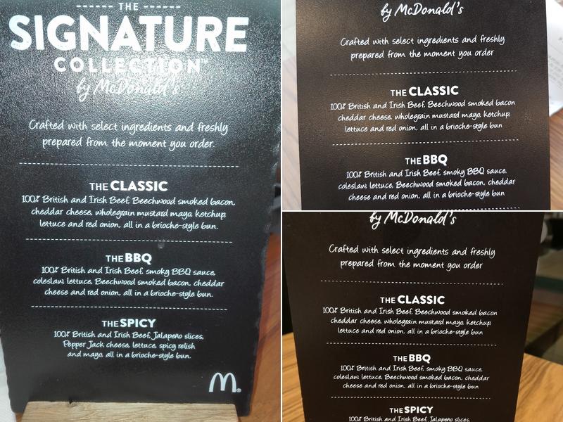 McDonald's Menu