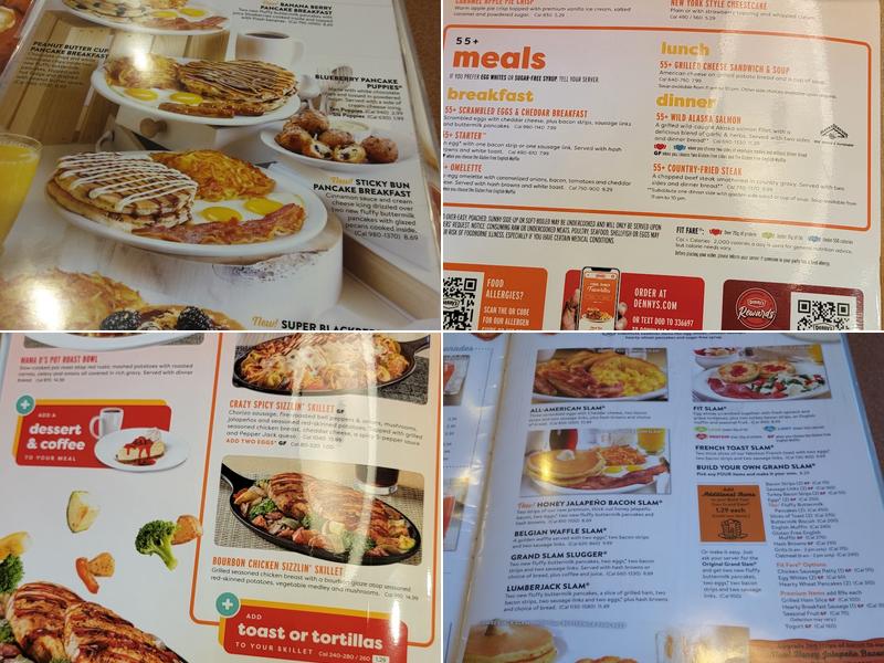 Denny's Menu