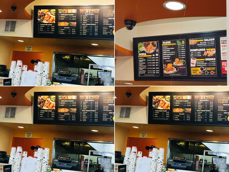 WaBa Grill Menu