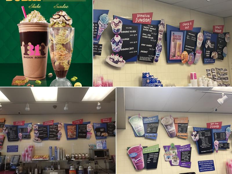 Baskin-Robbins Menu