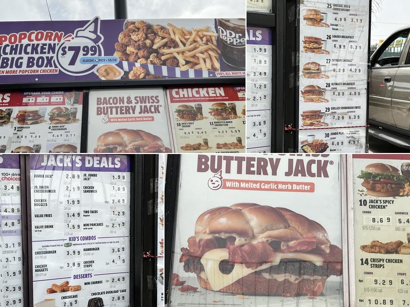 Jack in the Box Menu