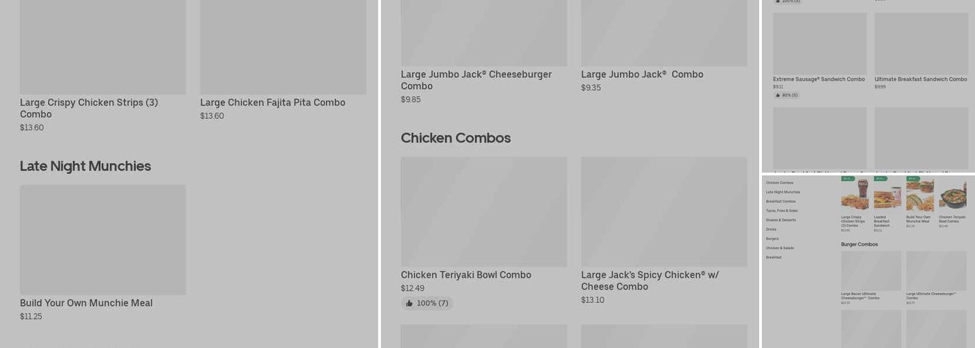 Jack In The Box Menu