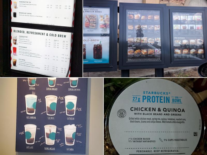 Starbucks Coffee Company Menu