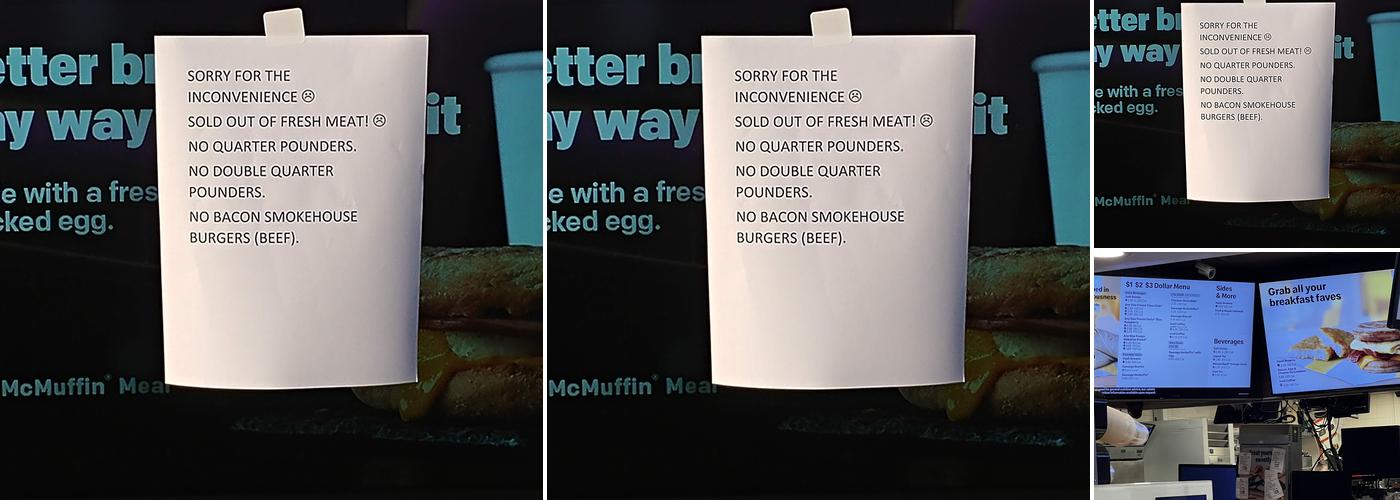 McDonald's Menu
