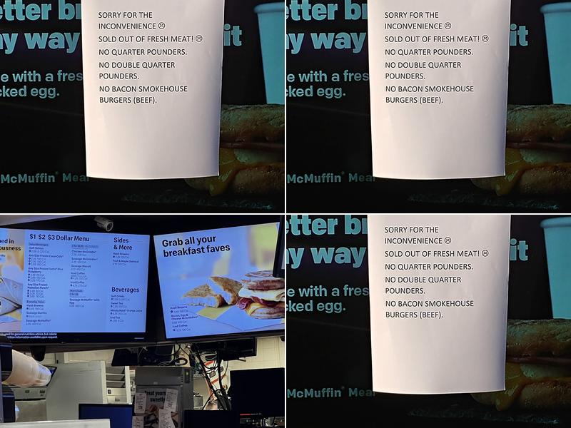 McDonald's Menu