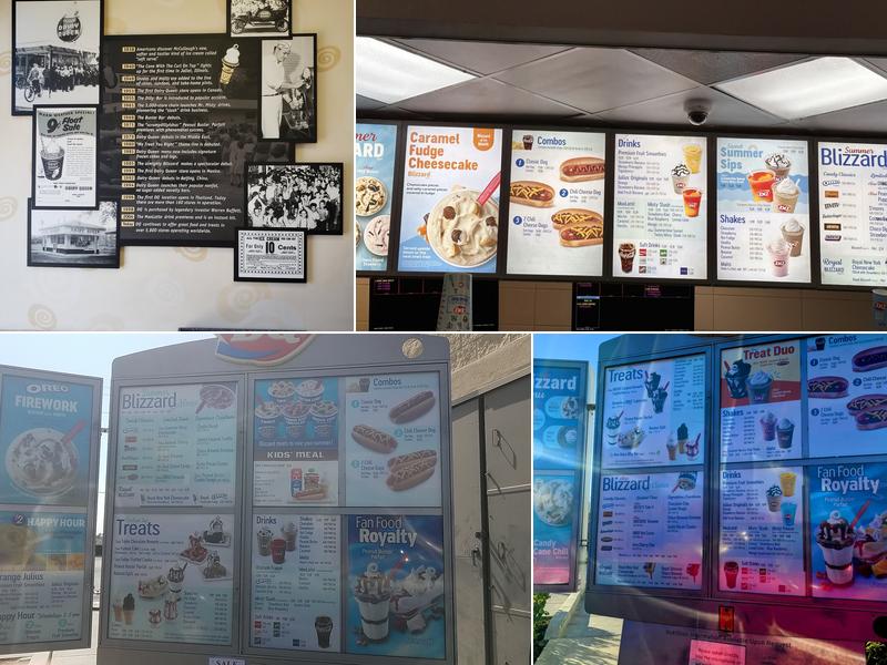 Dairy Queen (Treat) Menu