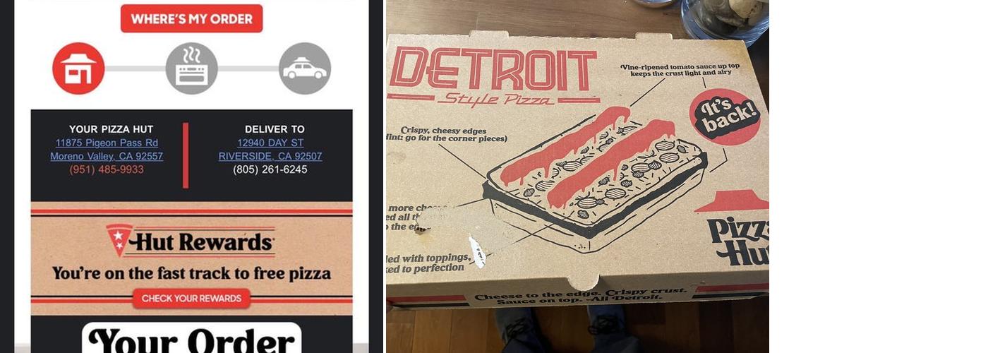 Pizza Hut Menu