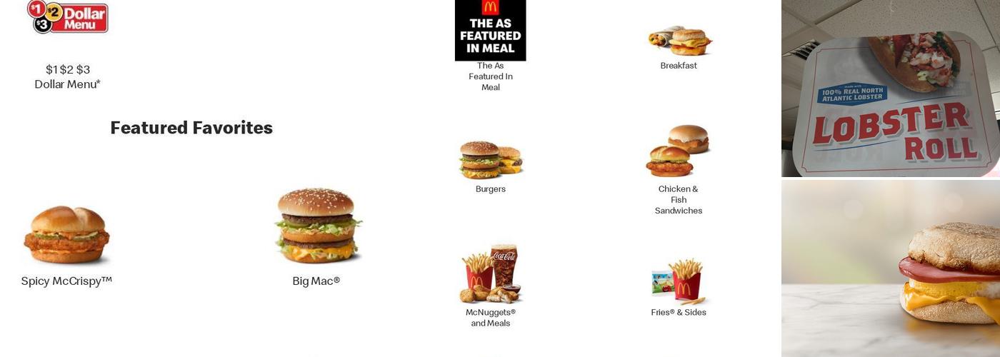 McDonald's Menu