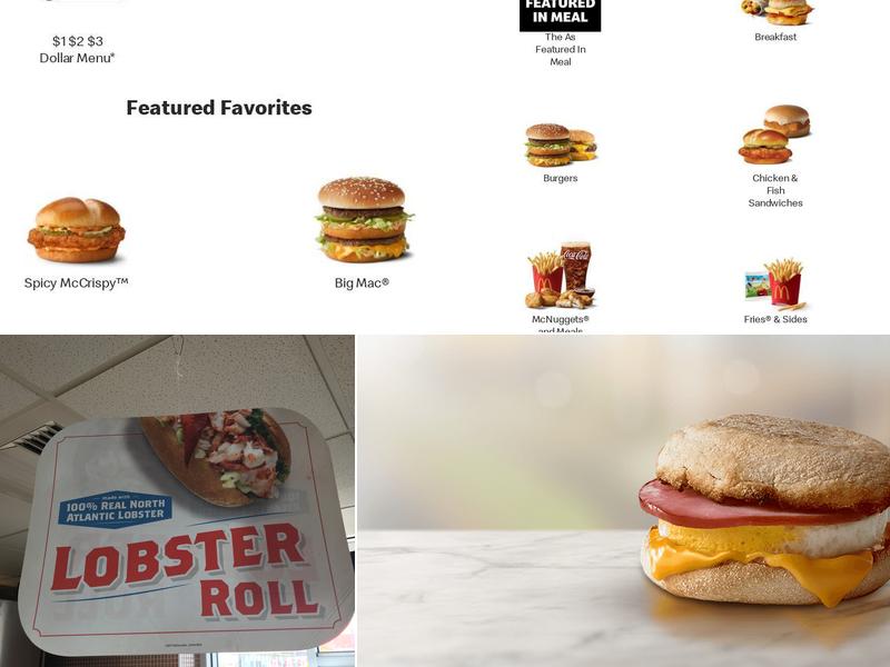 McDonald's Menu
