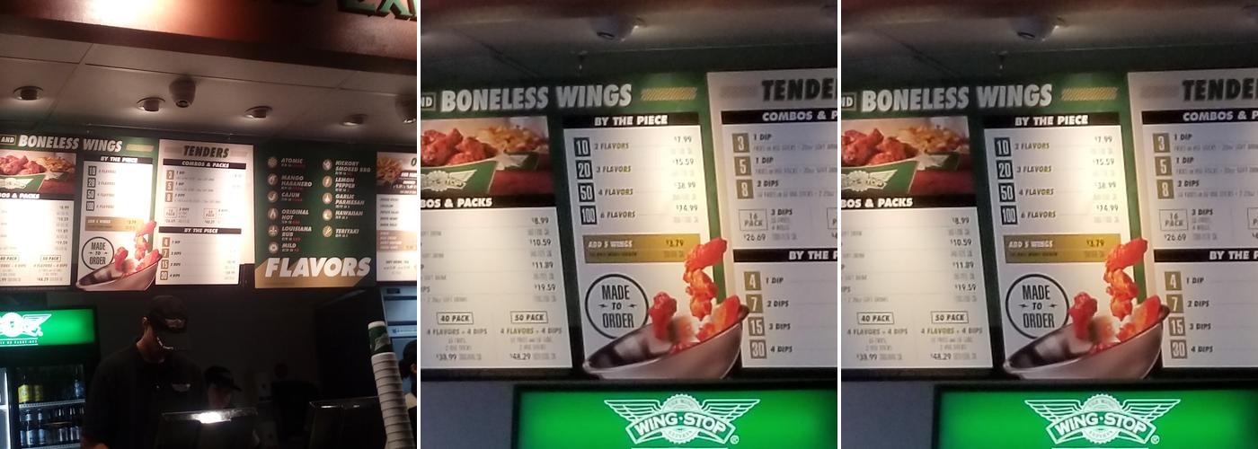 Wingstop Menu