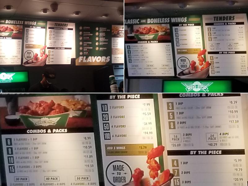Wingstop Menu