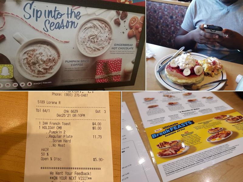 IHOP Menu