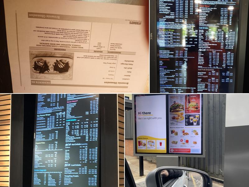 McDonald's Menu