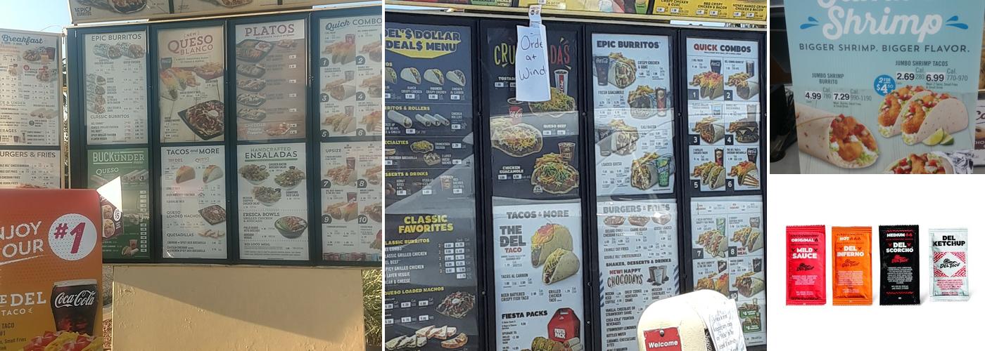 Del Taco Menu