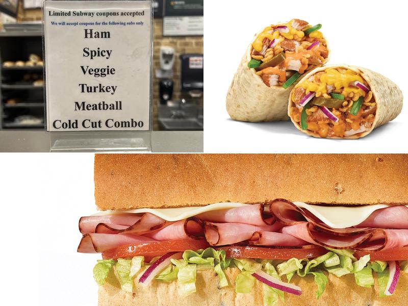 Subway Menu