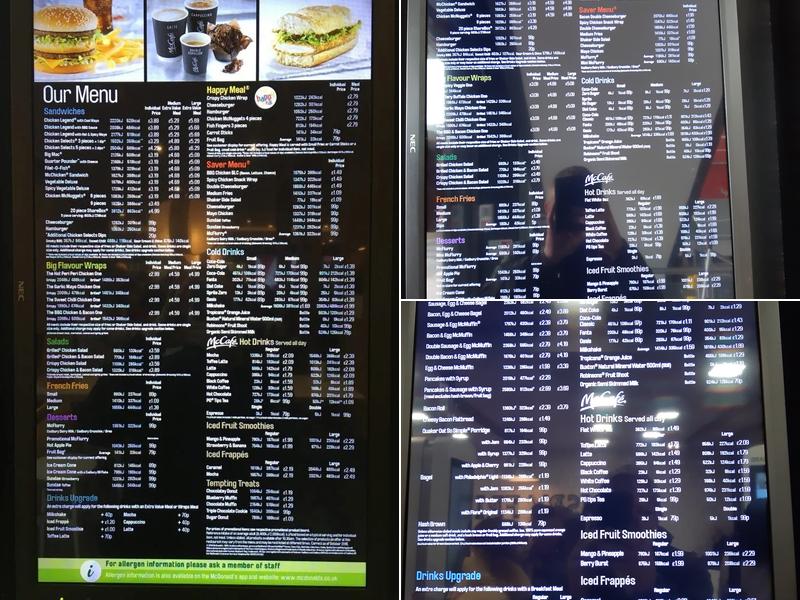 McDonald's Menu