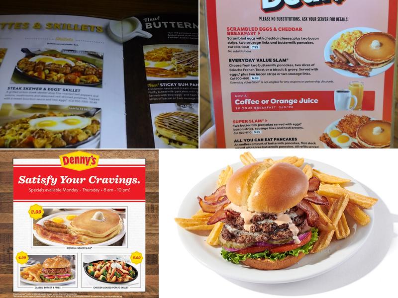 Denny's Restaurant Menu