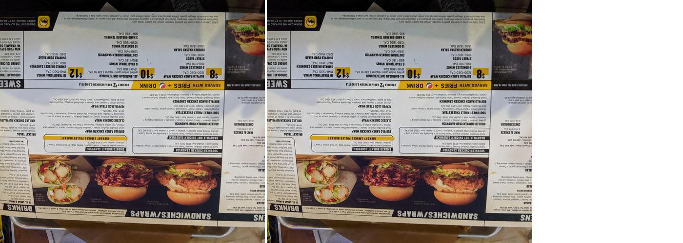 Buffalo Wild Wings Menu