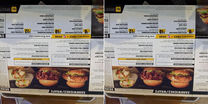 Buffalo Wild Wings Menu