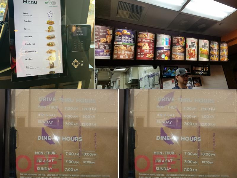 Taco Bell Menu