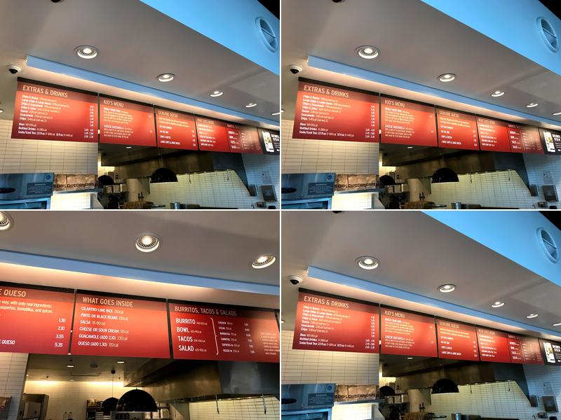 Chipotle Mexican Grill Menu