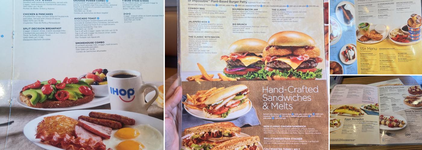 IHOP Menu