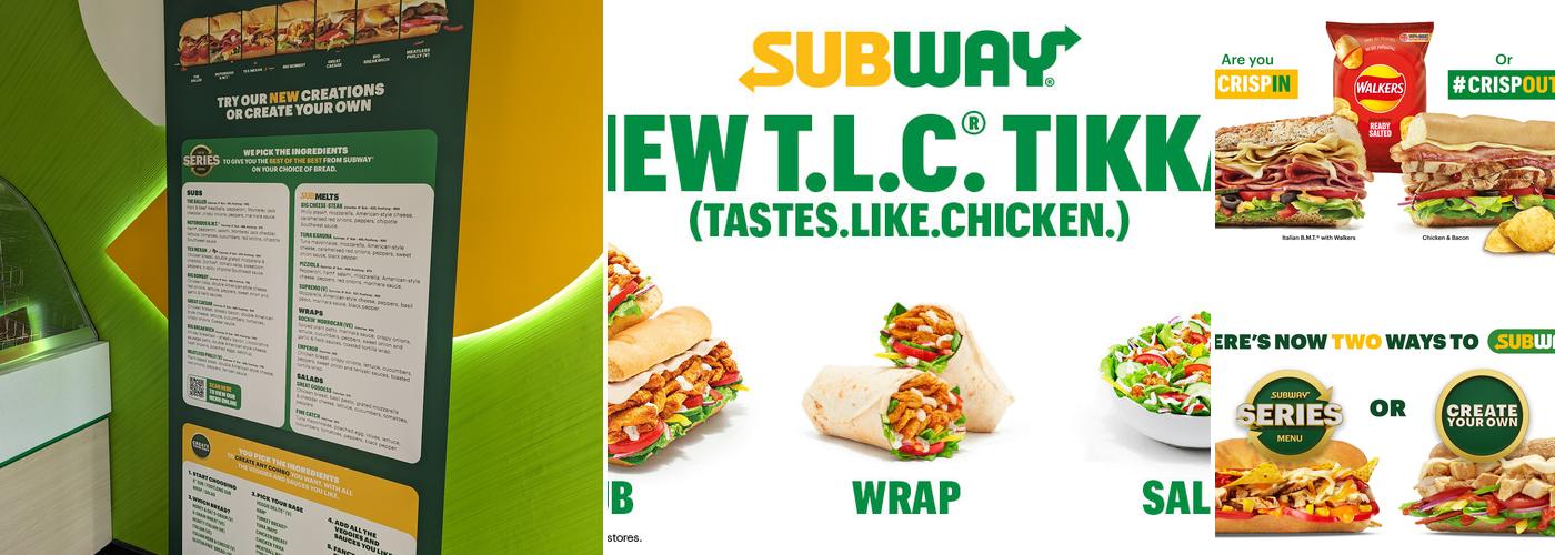 Subway Menu