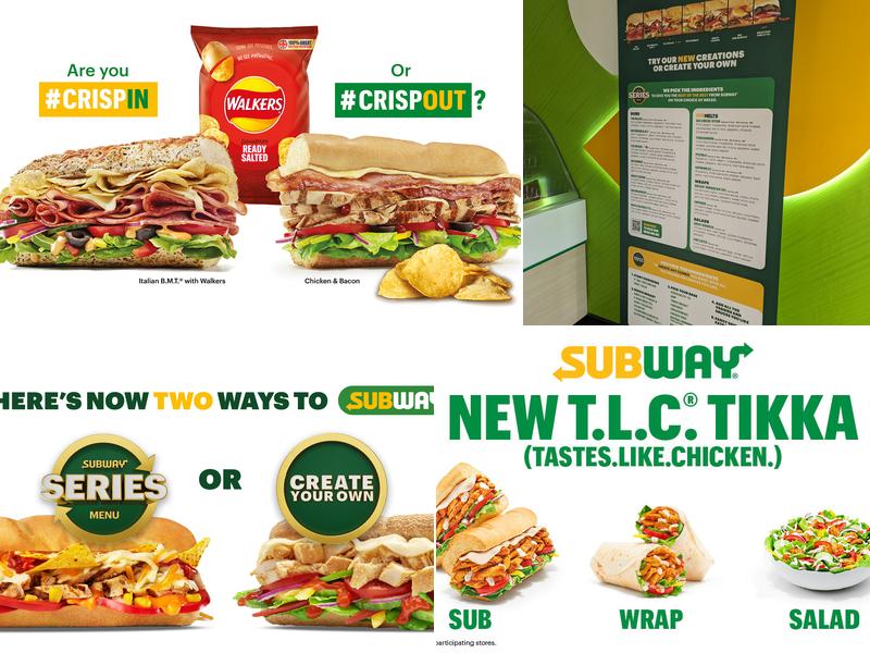 Subway Menu