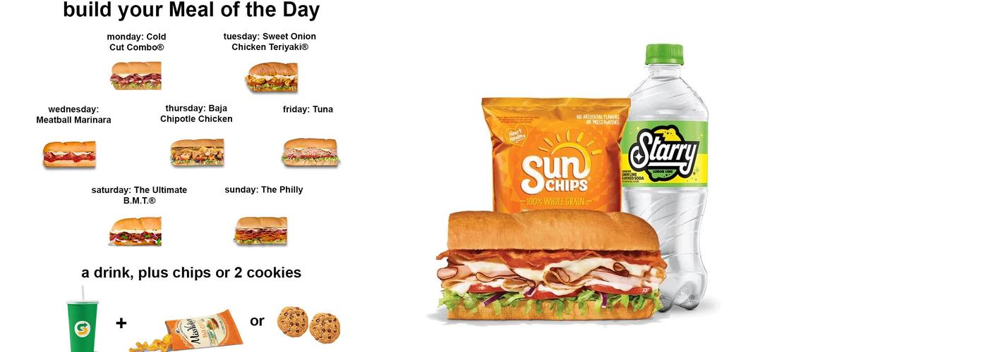 Subway Menu