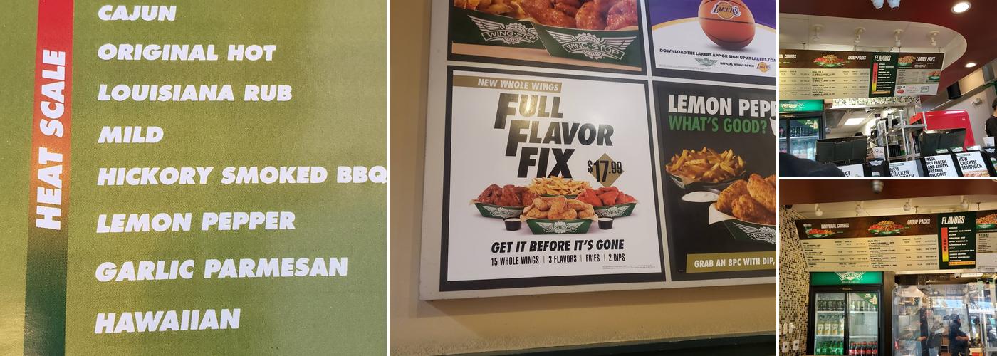 Wingstop Menu
