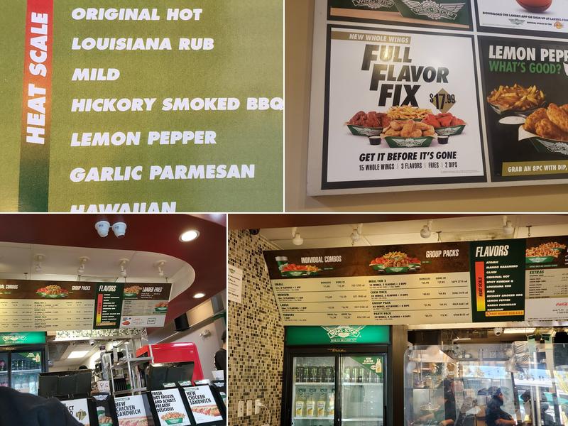 Wingstop Menu