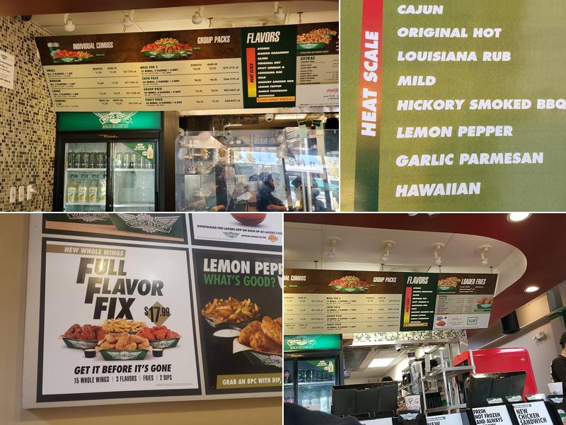 Wingstop Menu