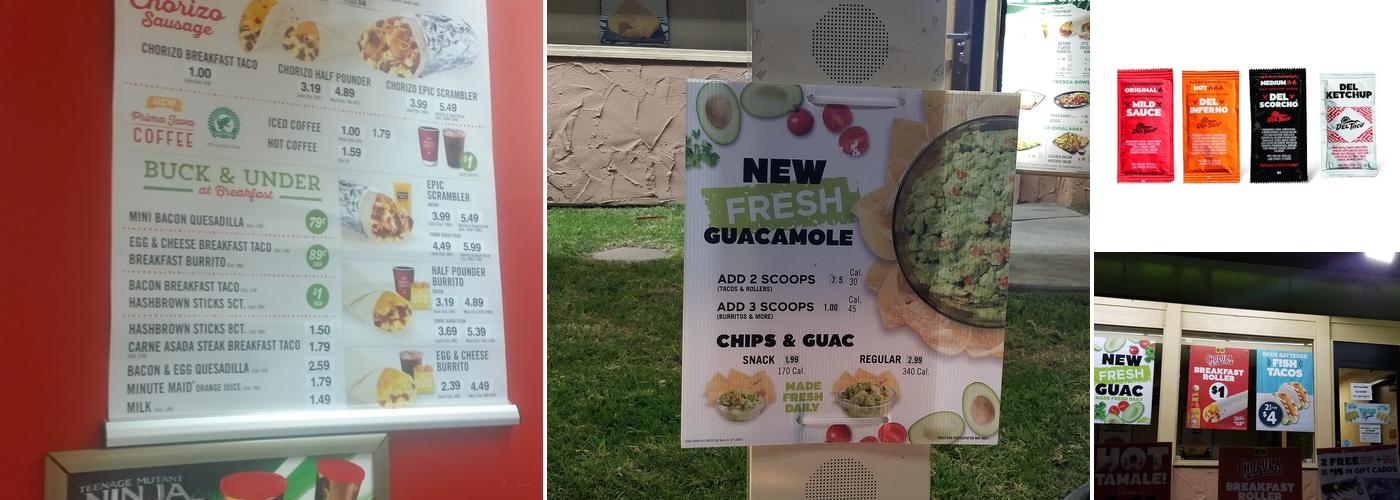 Del Taco Menu
