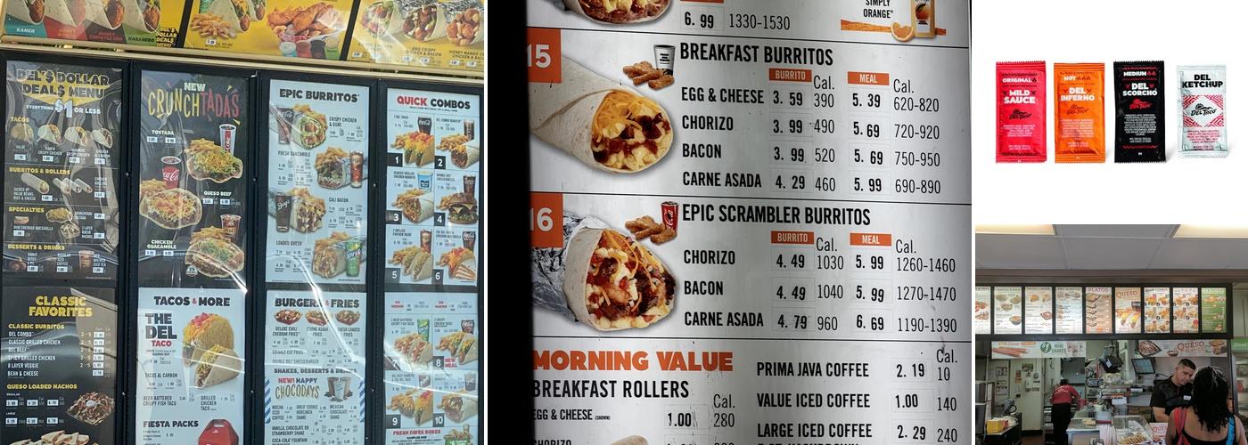 Del Taco Menu