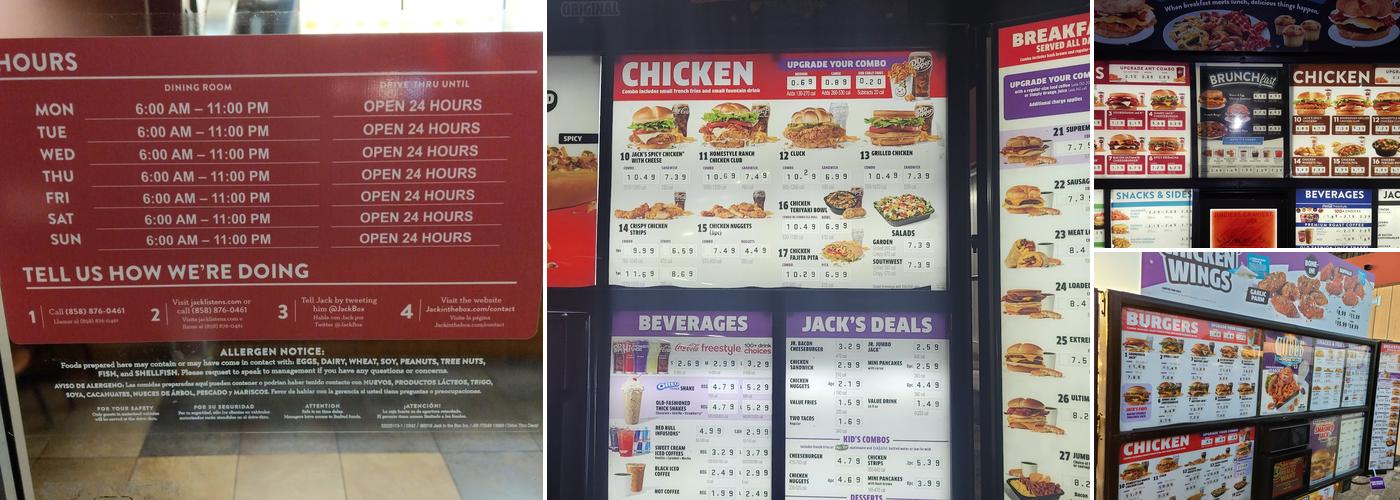 Jack In The Box Menu