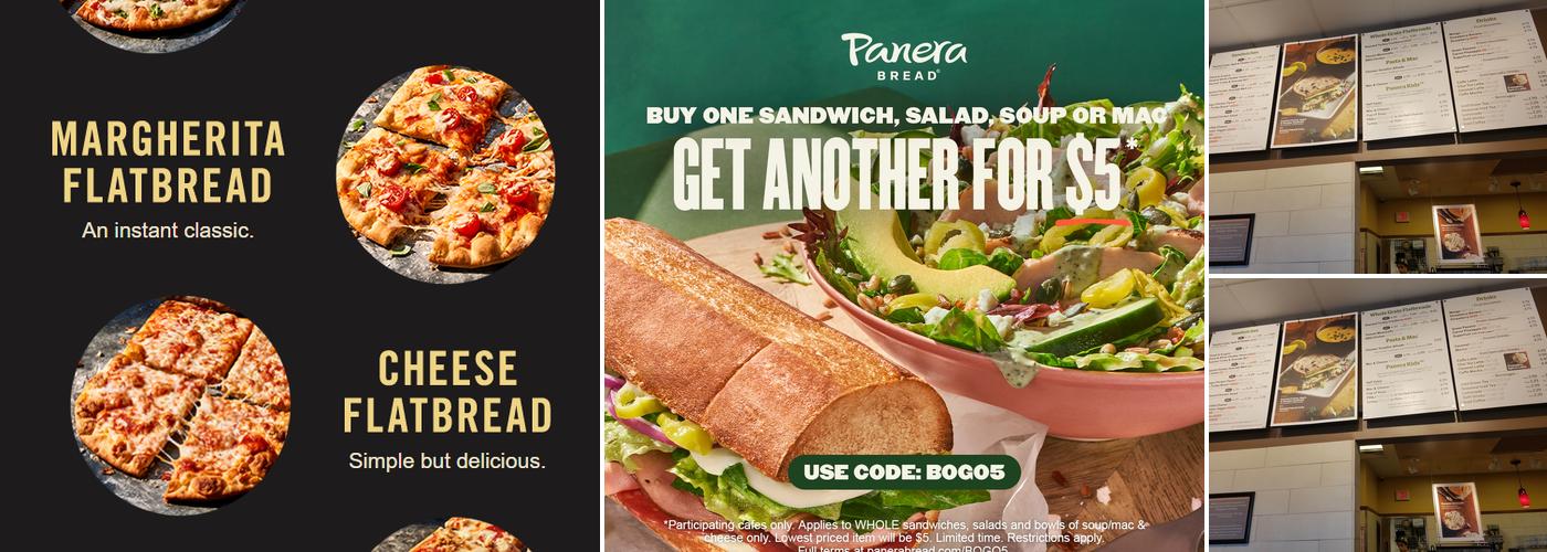 Panera Bread Menu