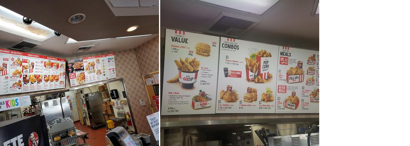 KFC Menu