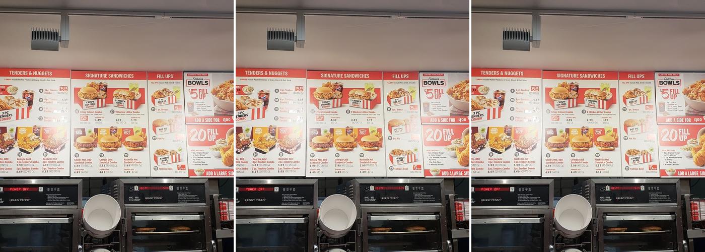 KFC Menu