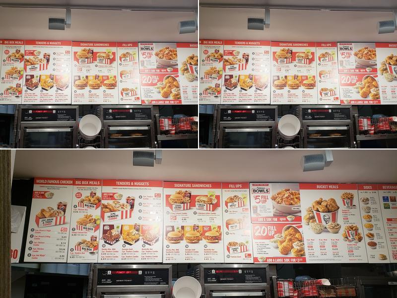 KFC Menu