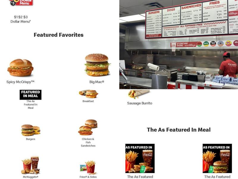 McDonald's Menu