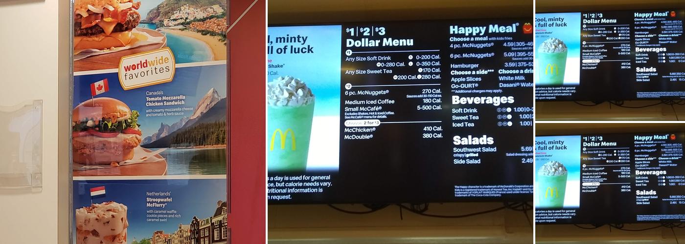 McDonald's Menu