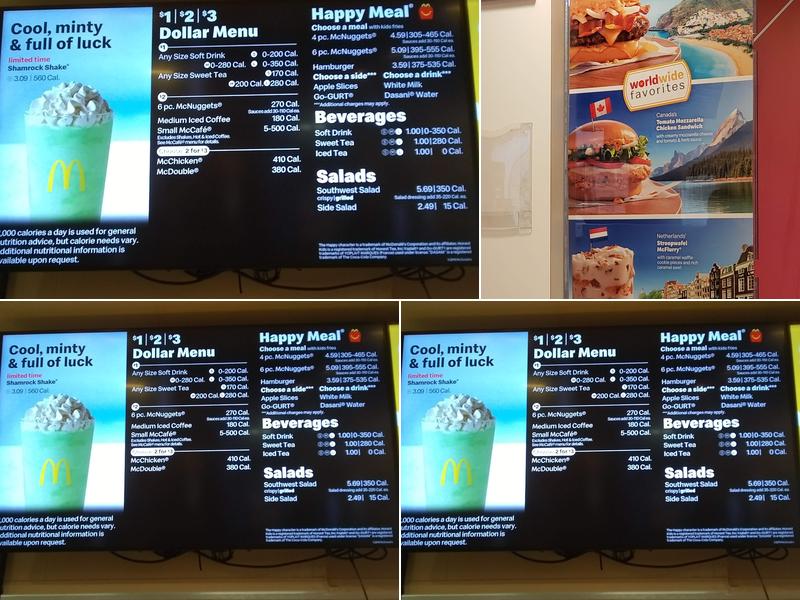 McDonald's Menu