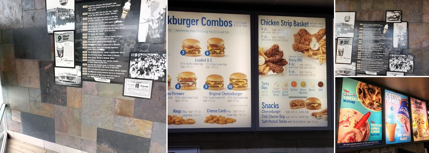 Dairy Queen Menu