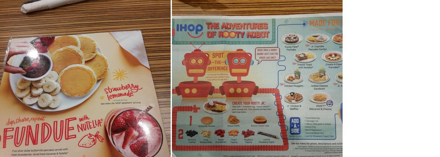 IHOP Menu