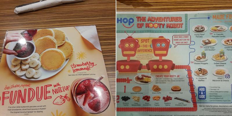 IHOP Menu