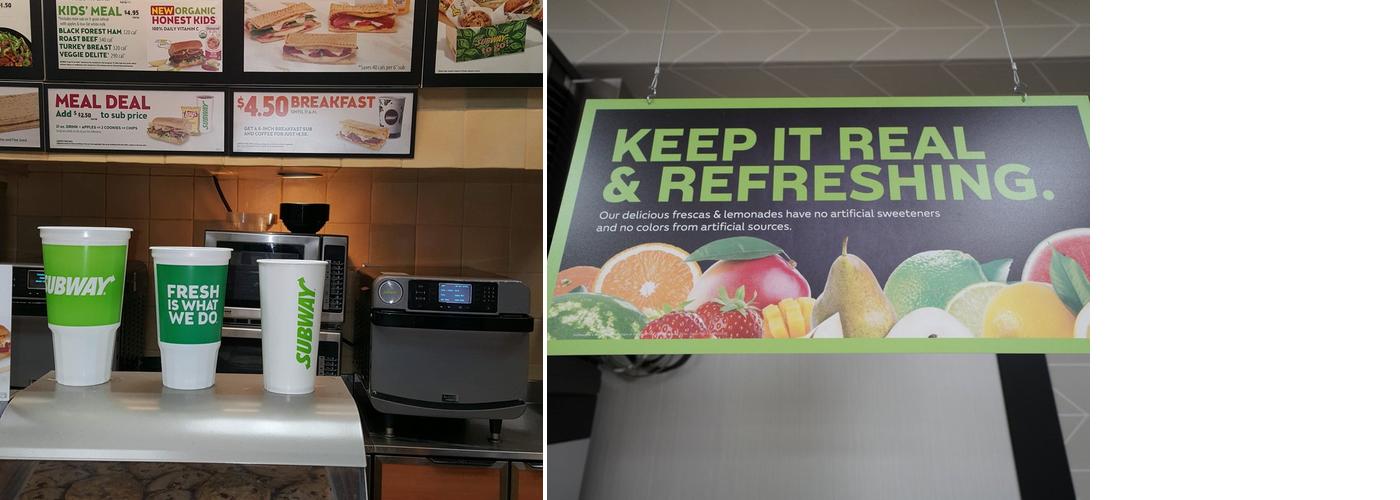 Subway Menu